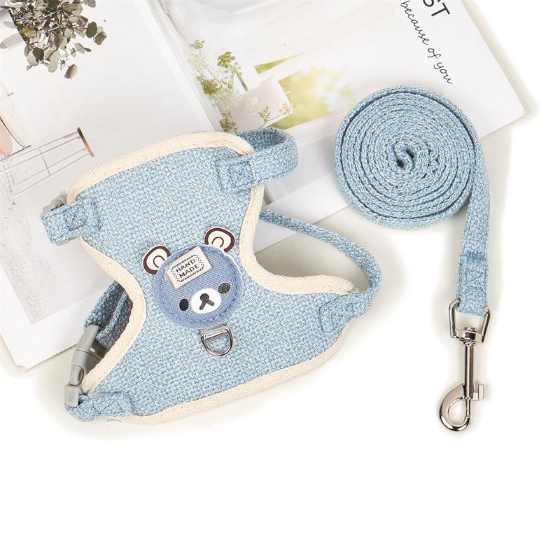 Cat Walking Rope - Cute Bear Chest Strap