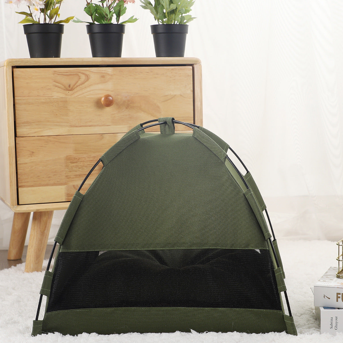 Foldable Breathable Summer Cooling Mat & Outdoor Pet Nest Tent