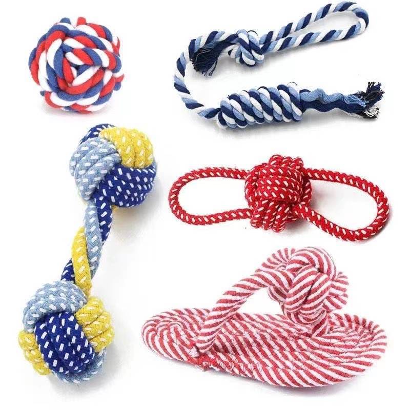 Dog Bite - Resistant Cotton Rope Toy