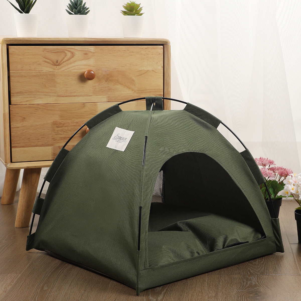 Foldable Breathable Summer Cooling Mat & Outdoor Pet Nest Tent