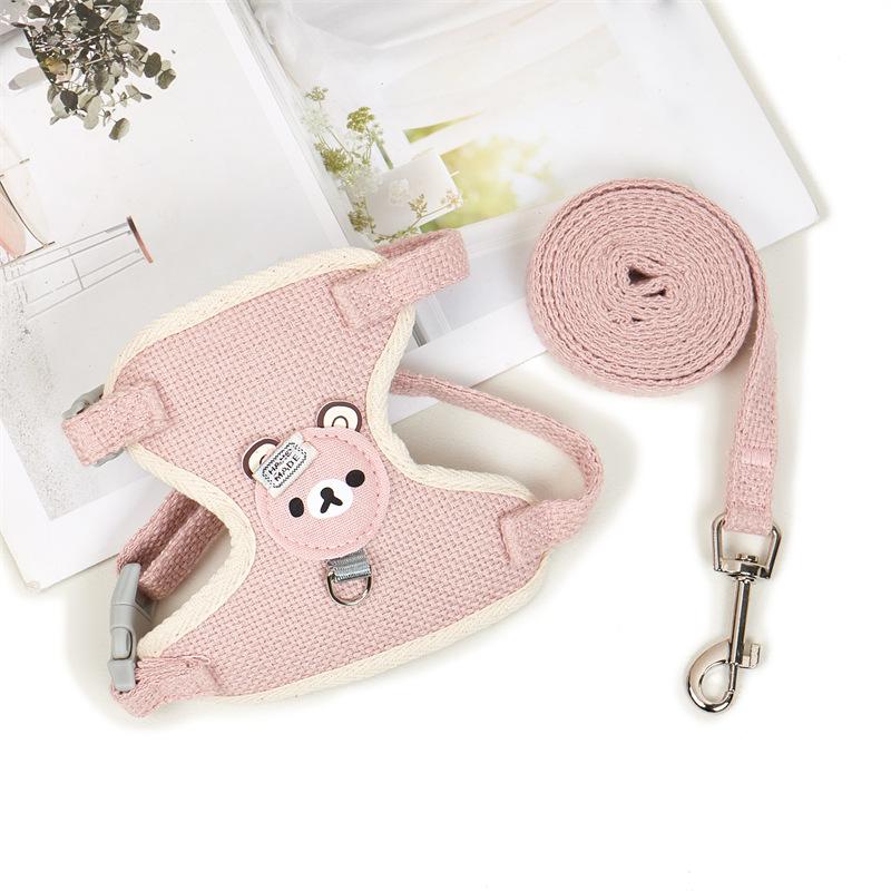 Cat Walking Rope - Cute Bear Chest Strap